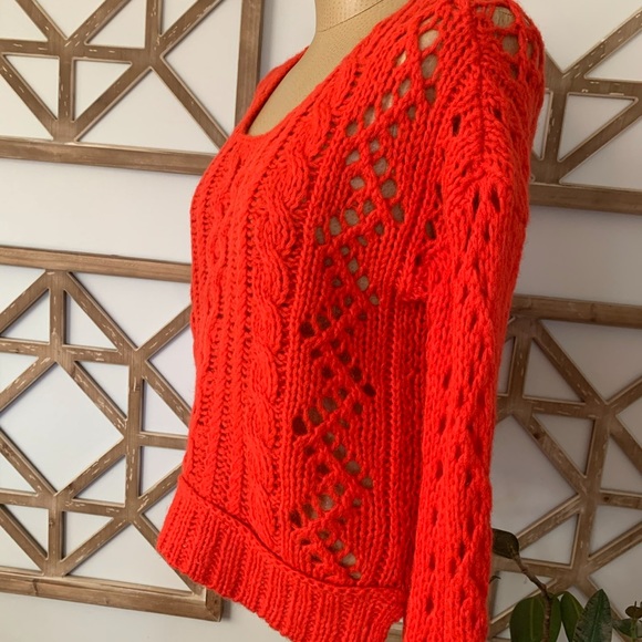 Red Free People Sweater - Picture 3 of 4